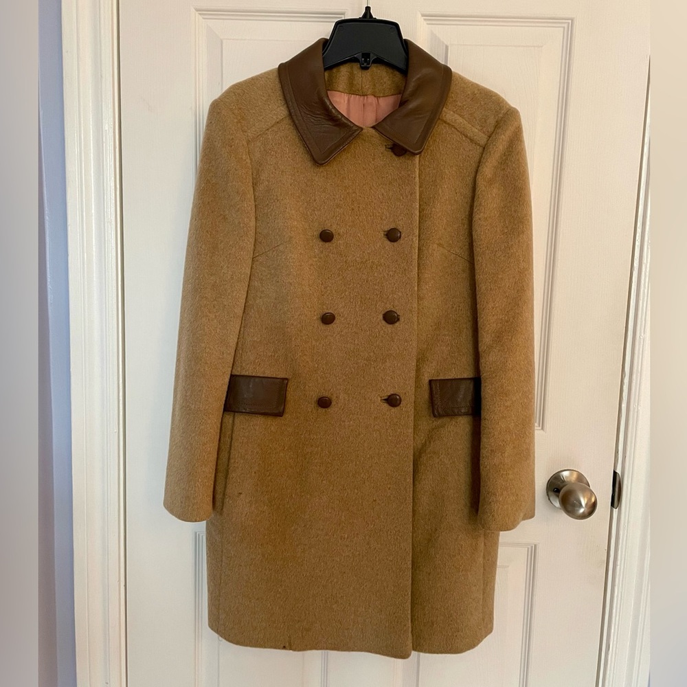 Two-Tone Wool Coat